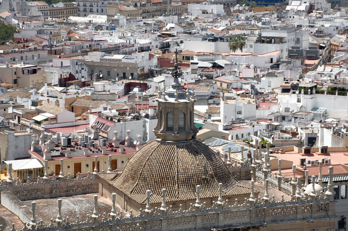 Blick auf Capilla del Sagrario von Catedral de Sevilla. Aufnahme: Juli 2014.