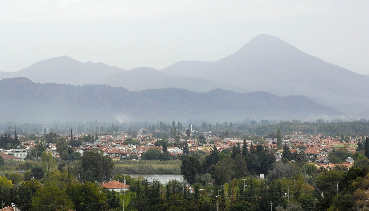 Blick auf Dalyan im Sdwesten der Trkei (Provinz Muğla). Aufnahme: Oktober 2010.