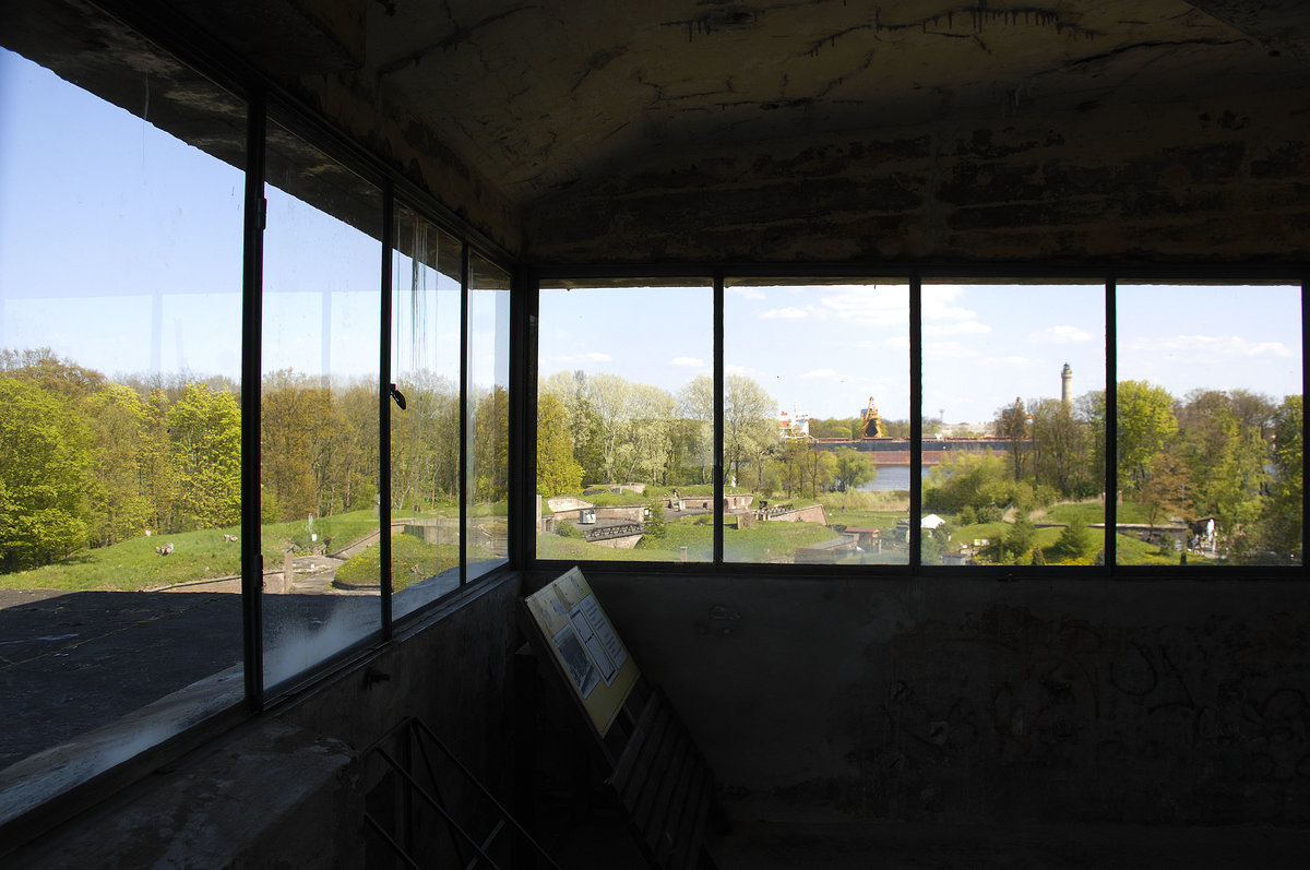 Blick auf Fort Zachodni (Westfort) in Świnoujście (Swinemnde). Aufnahme: 6. Mai 2016.