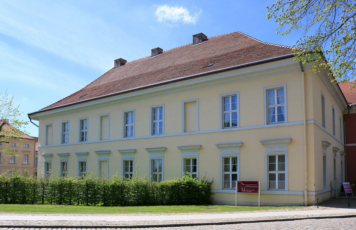 Blick auf die Musikakademie Rheinsberg, die auf dem Gelnde des Schlosses liegt. [11.5.2017 | 13:24 Uhr]