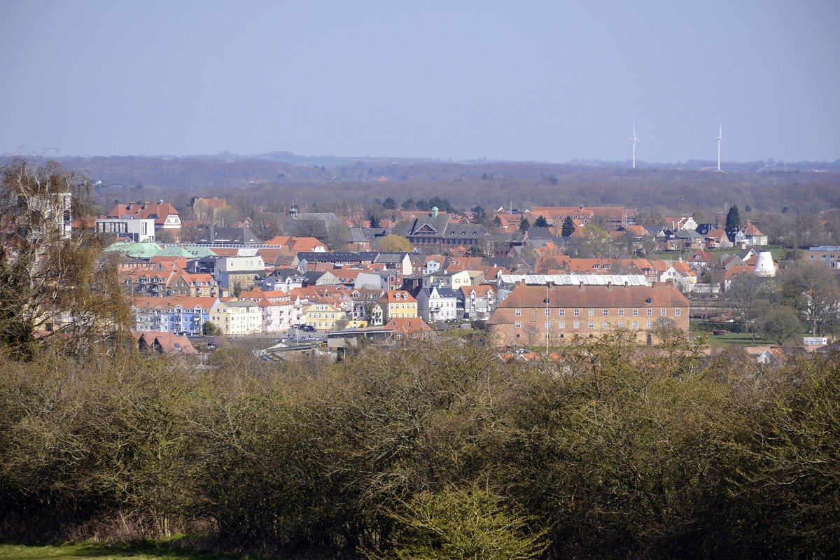 Blick auf Snderborg Slot (Schloss Sonderburg) von der Dppeler Mhle. Aufnahme: 20. April 2021.
21.04.2021 Hans Christian Davidsen