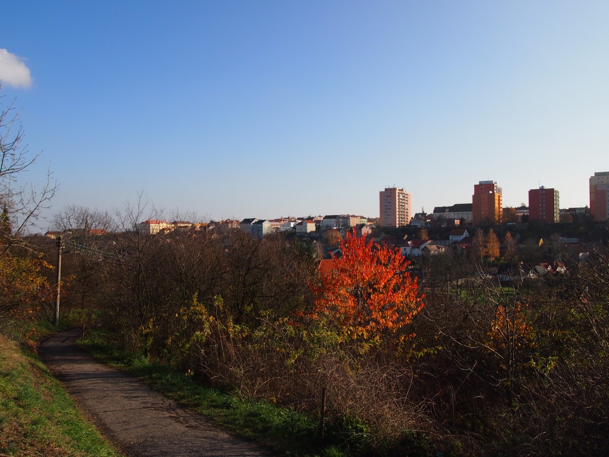Blick auf der Stadt Kladno am 13.11.2012.
