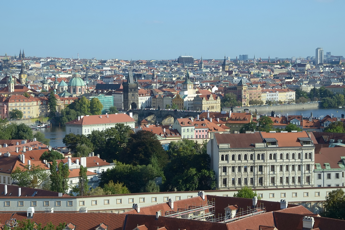 Blick von Hradschin auf Prag. (September 2012)