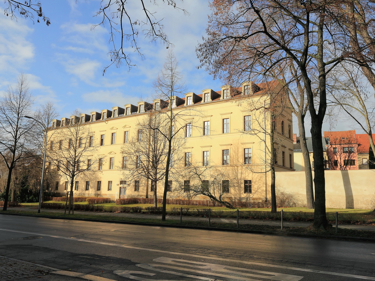 Blick in den Karl-Liebknecht-Ring in Zittau am 27. November 2016.