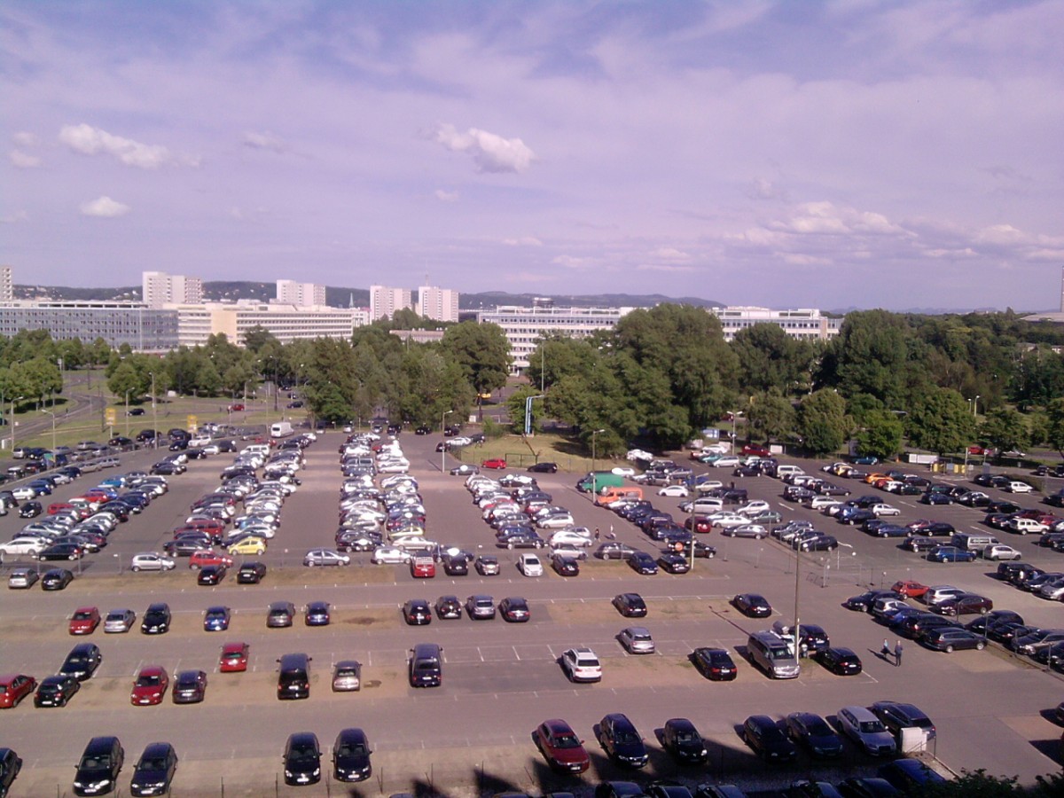 Blick von Karstadt ber Dresden am 09.06.2012