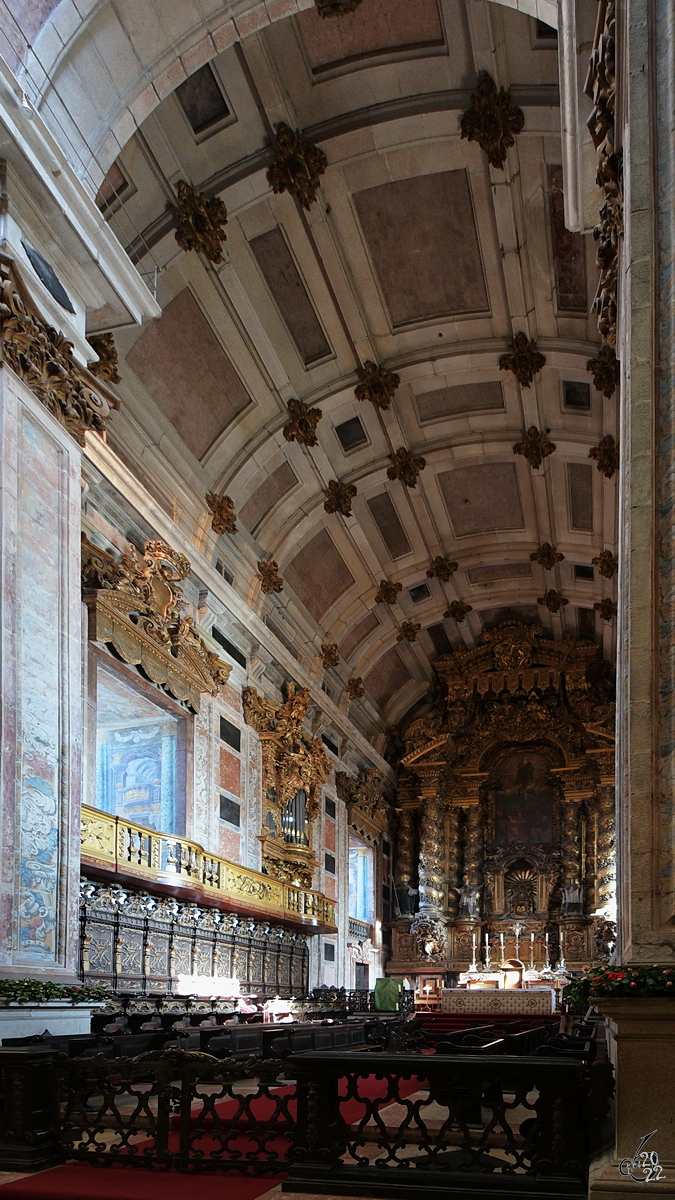 Blick in die Kathedrale von Porto (S do Porto). (Januar 2017)