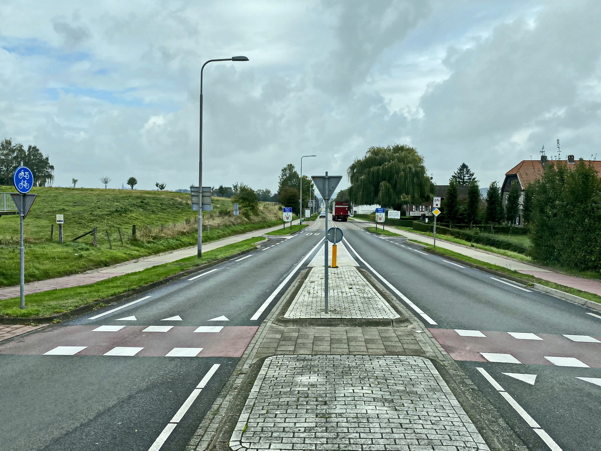 Blick in die Straßen von Vaals in den Niederlanden am 09. Oktober 2020