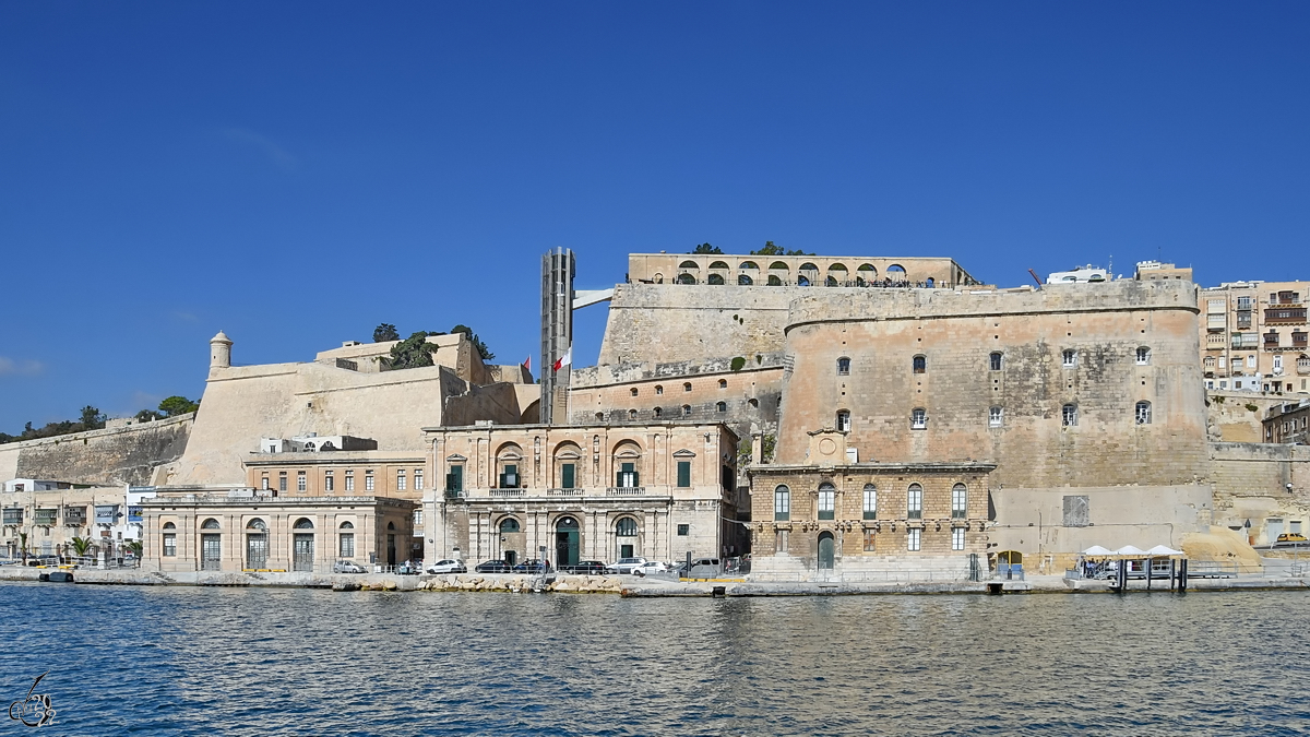 Blick von Sden auf Valletta. (Oktober 2017)