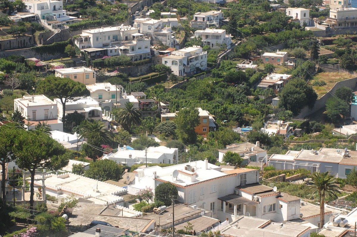 Blick ber Capri. Aufnahmedatum: 21. Juli 2011.