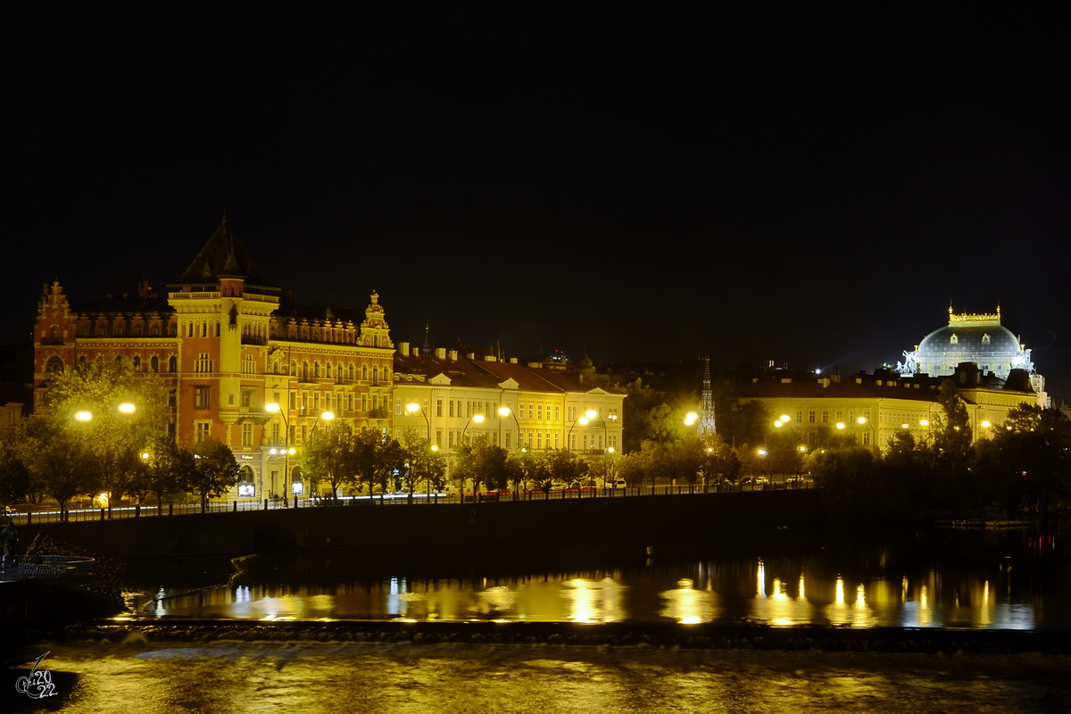 Blick ber die Moldau. (Prag, September 2012)