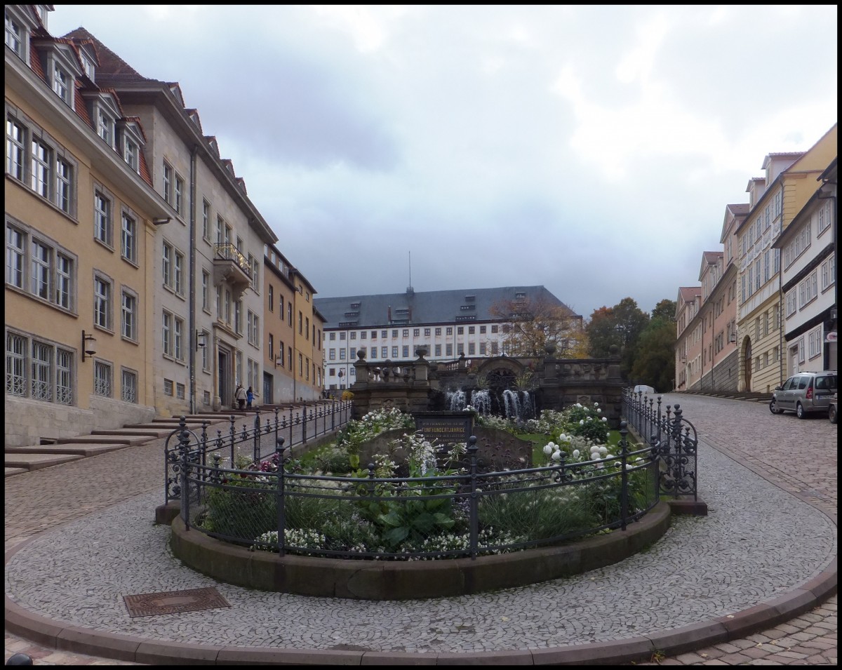 Blick zum Schloss von Gotha in Gotha am 17.10.2013