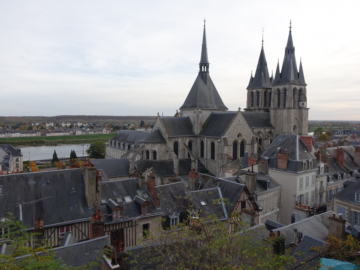 Blois, St. Nicolas Kirche in der Altstadt (29.10.2015)