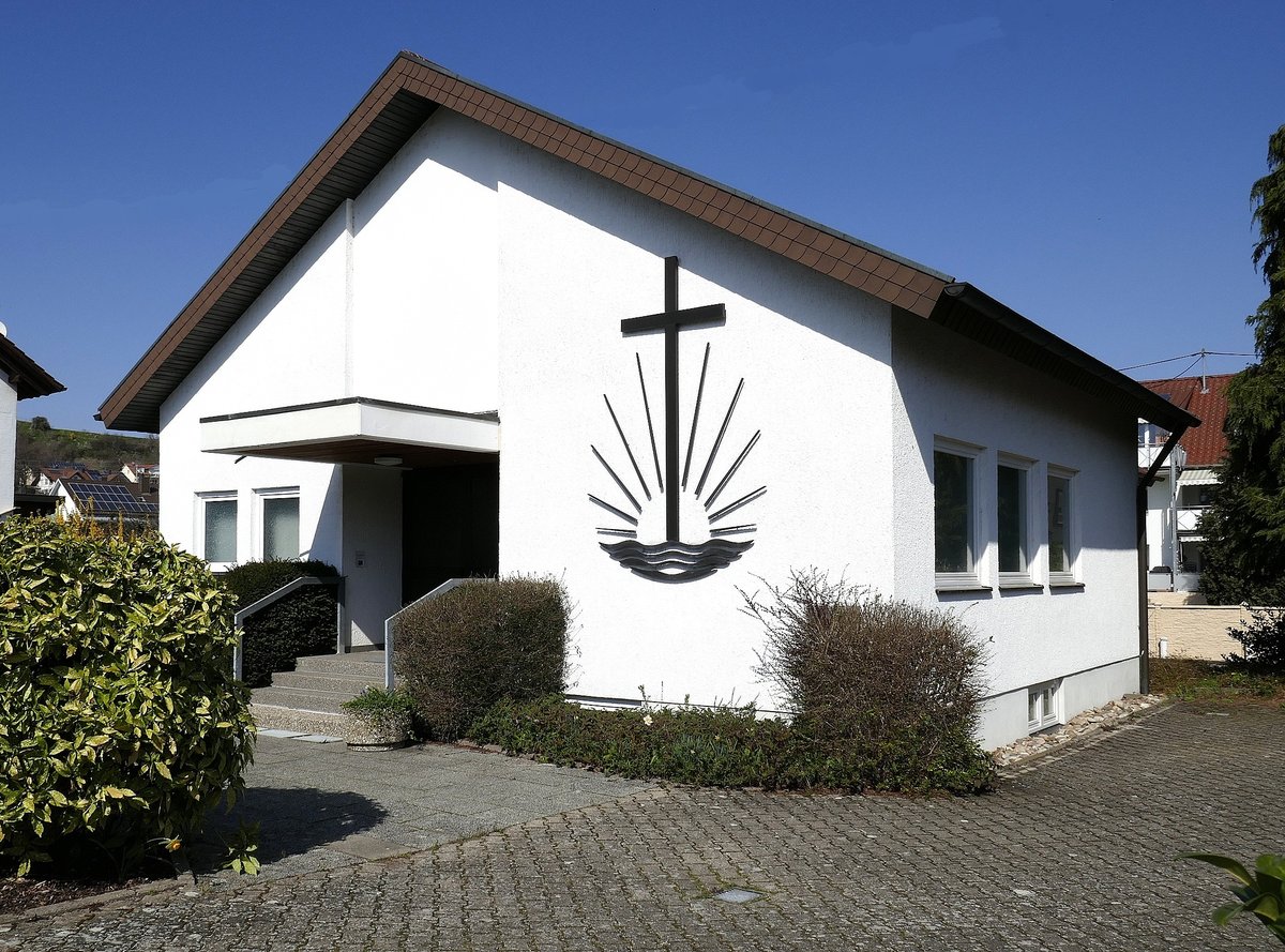 Btzingen am Kaiserstuhl, die Neuapostolische Kirche, Mrz 2020