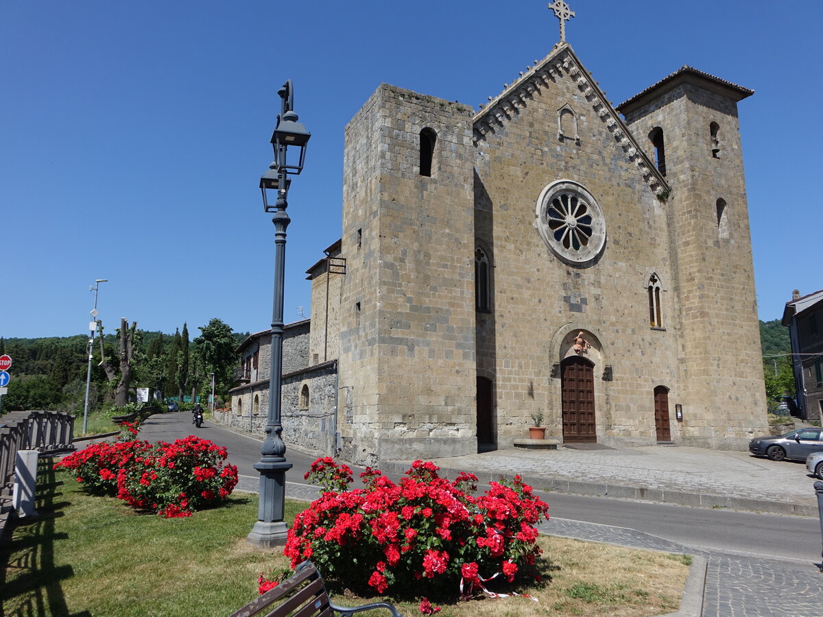 Bolsena, Pfarrkirche San Salvatore, erbaut im 11. Jahrhundert (21.05.2022)
