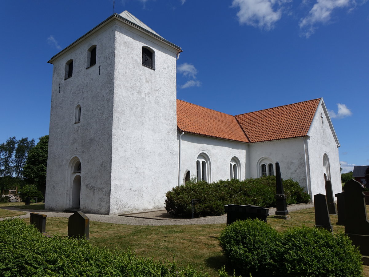 Bolshg, Ev. Kirche, erbaut Mitte des 11. Jahrhundert, Sakristei von 1869 (11.06.2016)