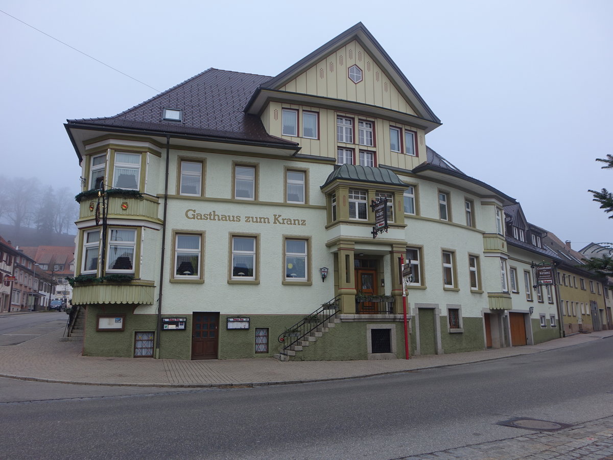 Bonndorf, Gasthof zum Kranz in der Martinstrae (25.12.2018)
