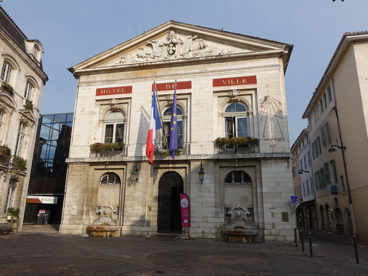 Bourg-en-Bresse, Rathaus am Place Bichat (23.09.2016)