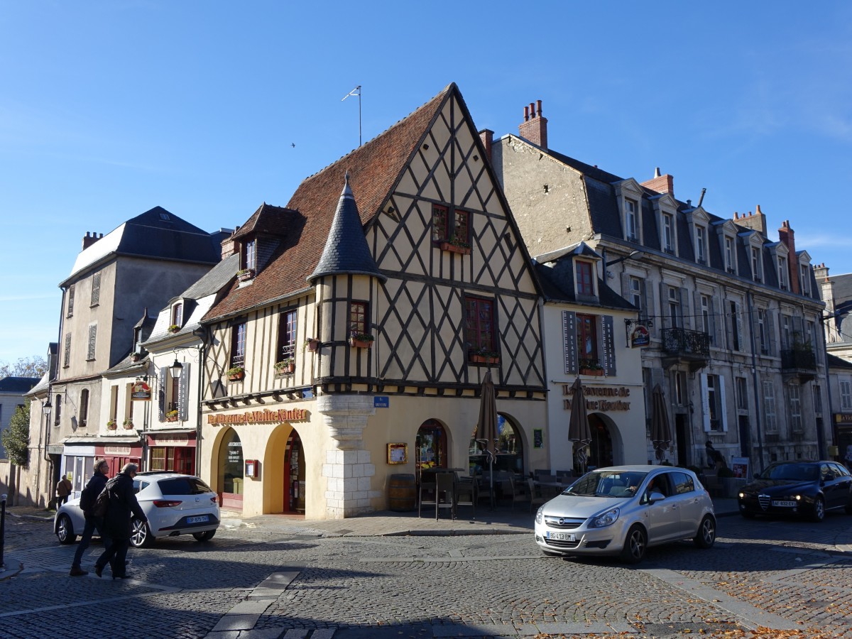 Bourges, Taverne Maitre Kanter in der Rue Moyenne (30.10.2015)