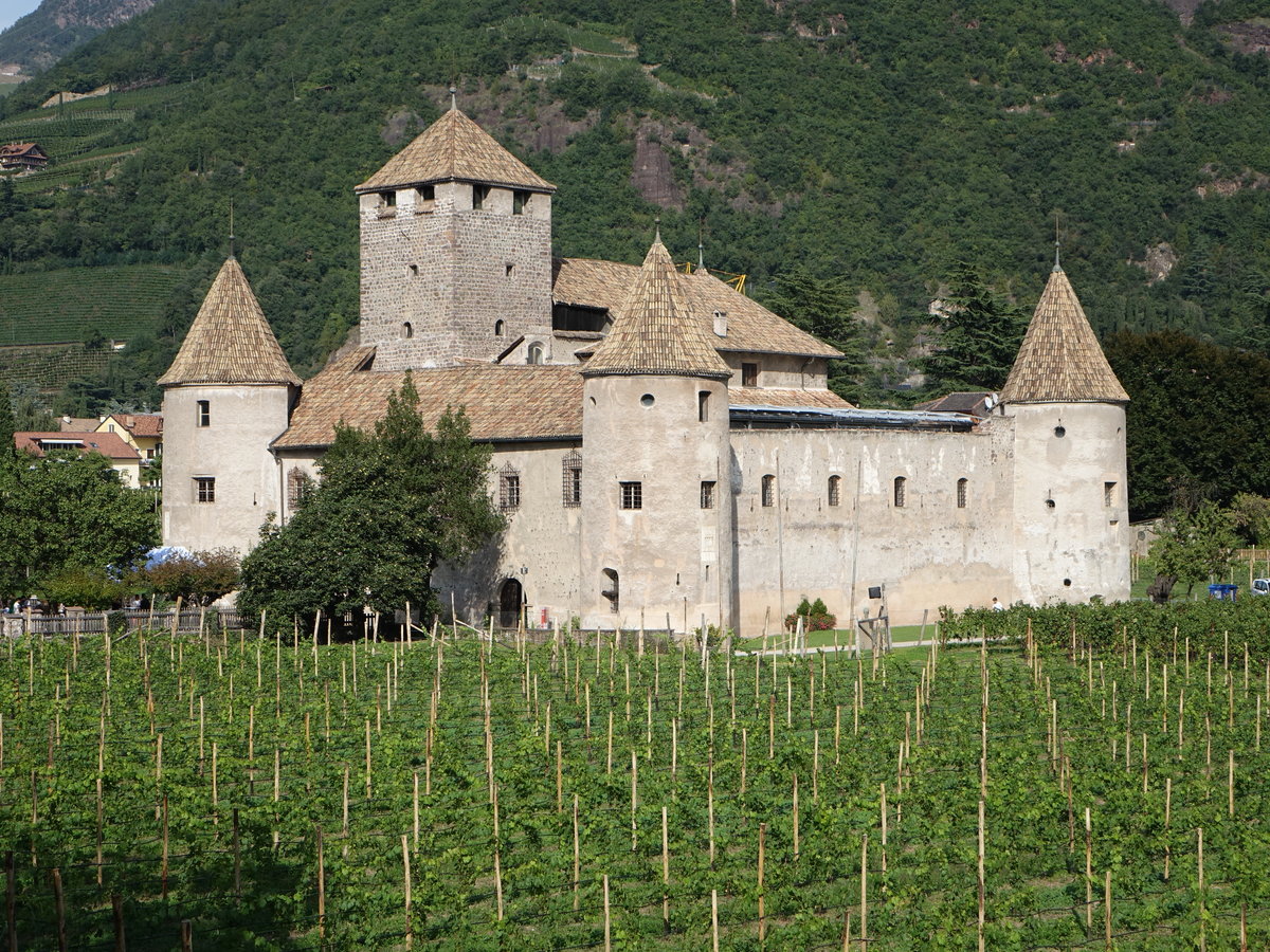 Bozen, Schloss Maretsch, erbaut im 13. Jahrhundert (14.09.2019)