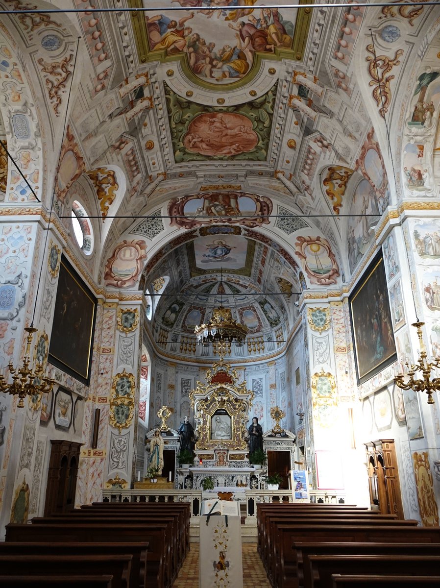 Brancolino, Fresken in der Kirche St. Maria (07.10.2016)