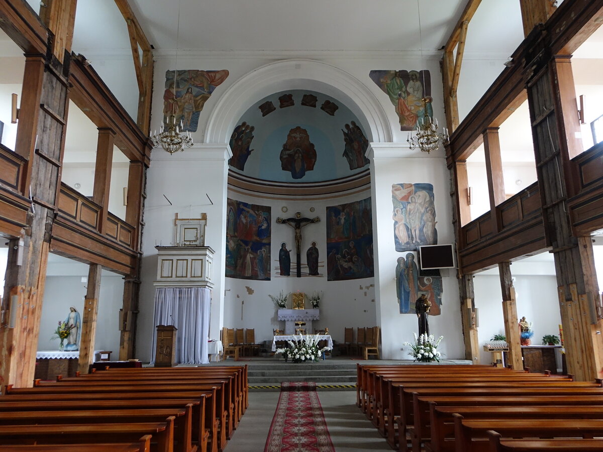 Braniewo / Braunsberg, Innenraum der St. Antonio von Padua Kirche (03.08.2021)