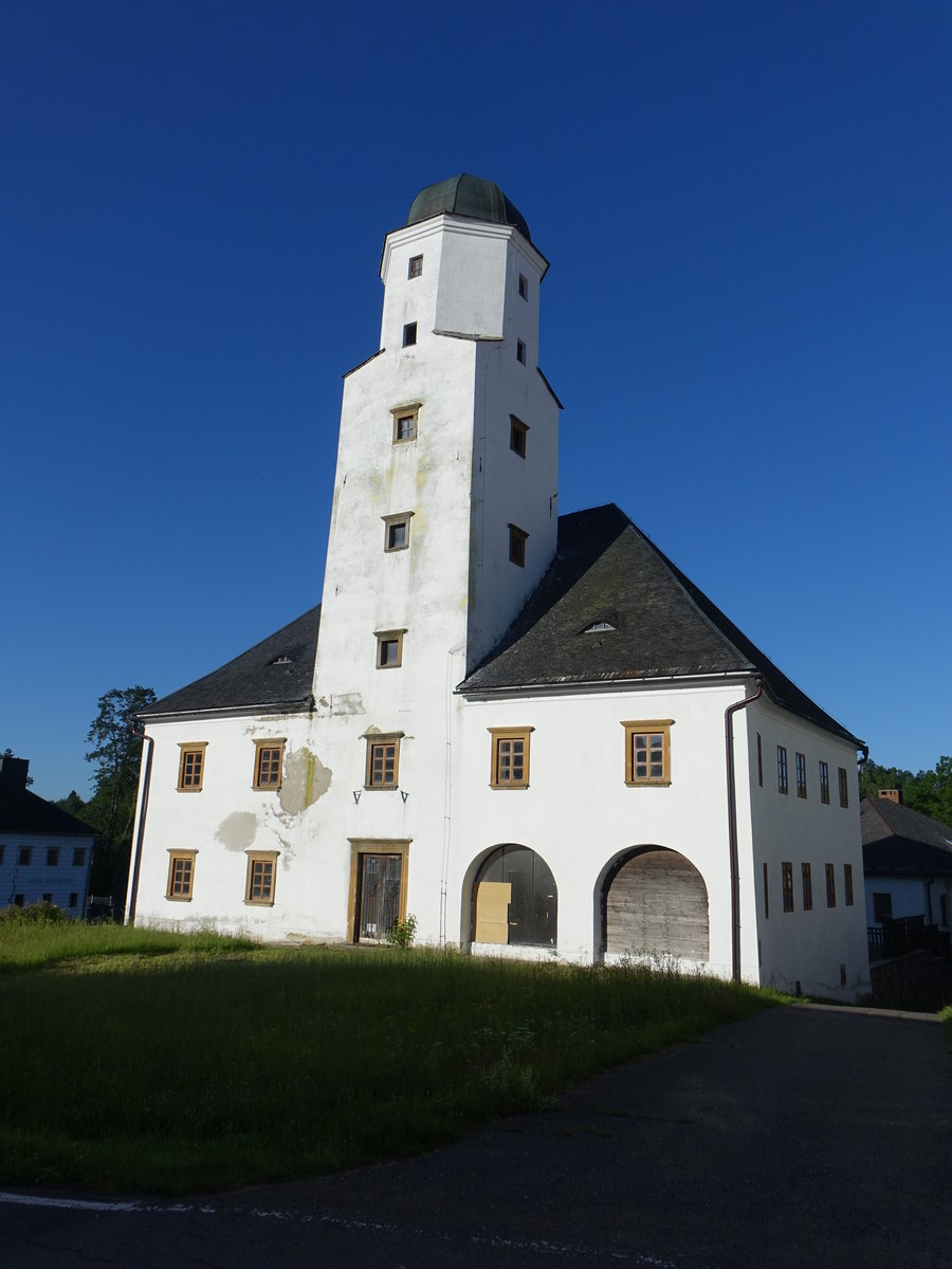 Branna / Goldenstein, Vogtei, Renaissancebau erbaut im Jahr 1608 (01.07.2020)