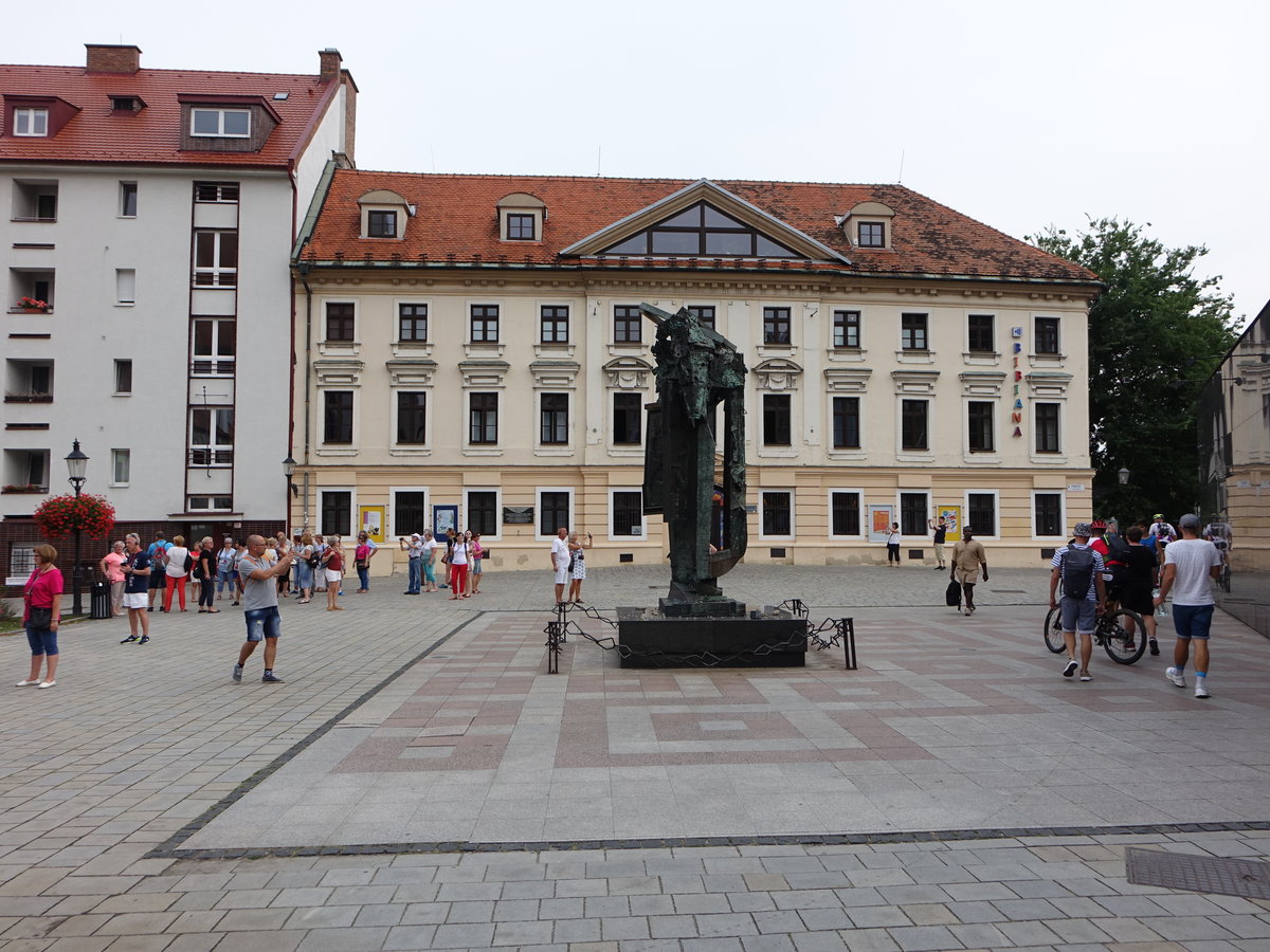 Bratislava, Holocaust Denkmal in der Panska Strae (28.08.2019)