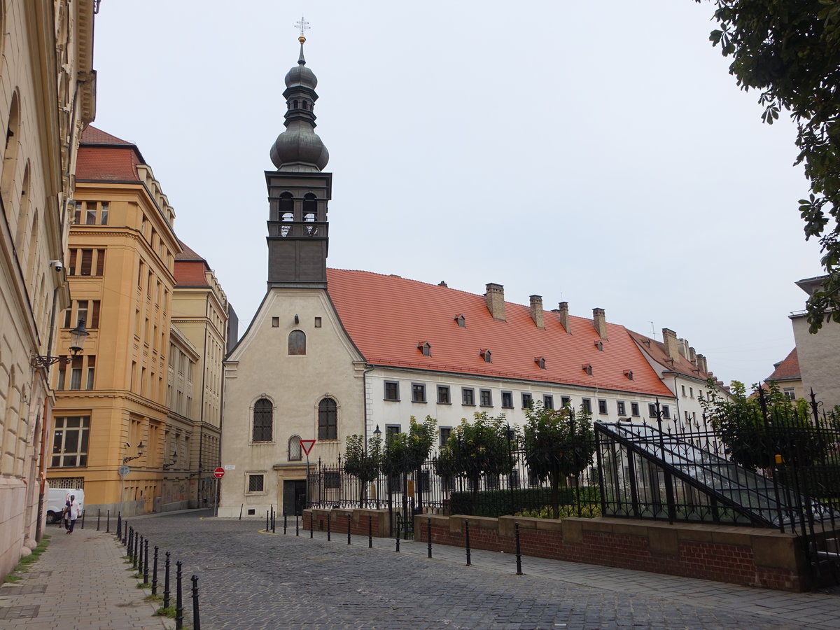 Bratislava, Ursulinenkirche mit Kloster, erbaut bis 1659 (28.08.2019)