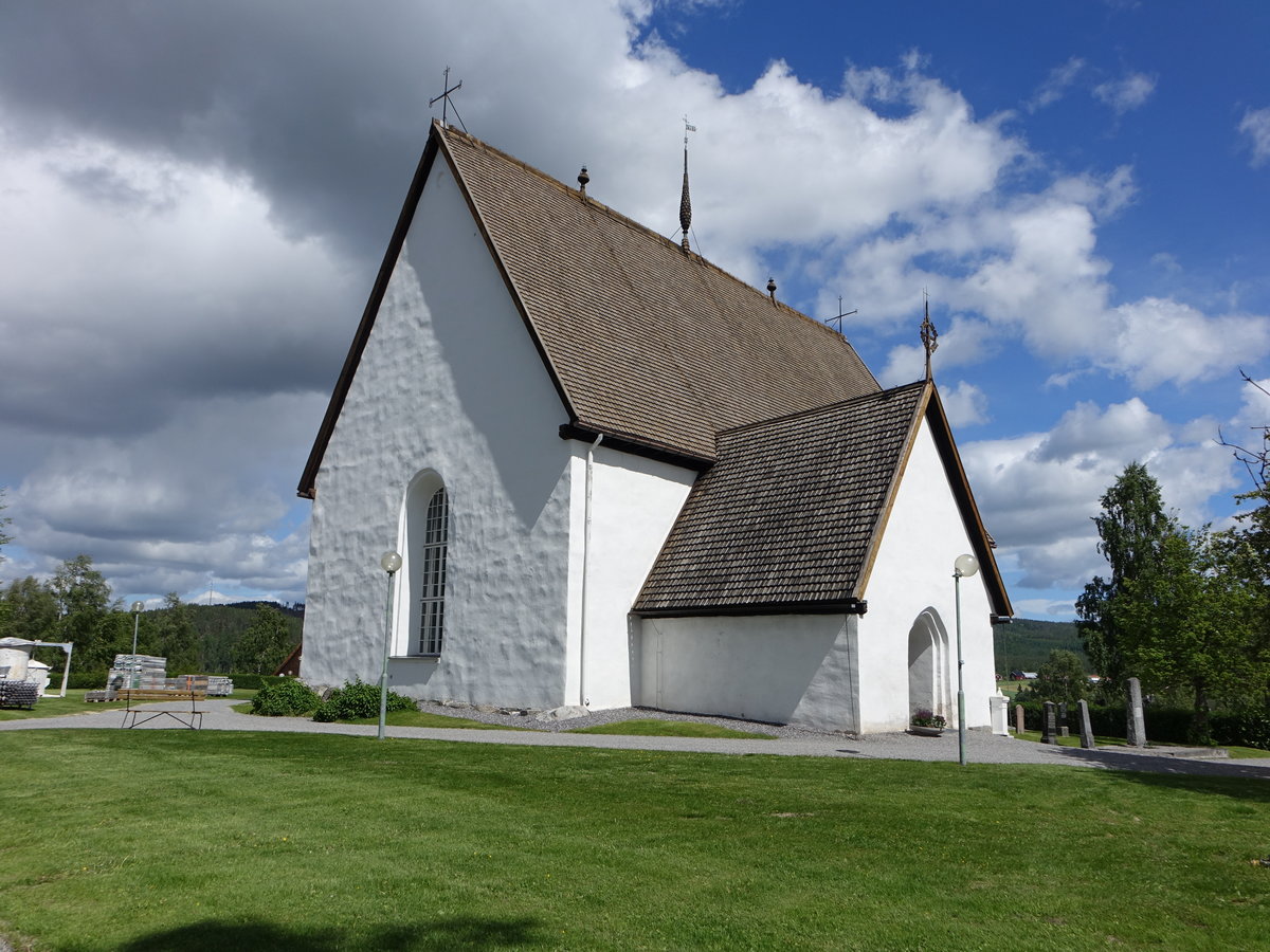 Bredbyn, alte Ev. Kirche, erbaut im 15. Jahrhundert (19.06.2017)