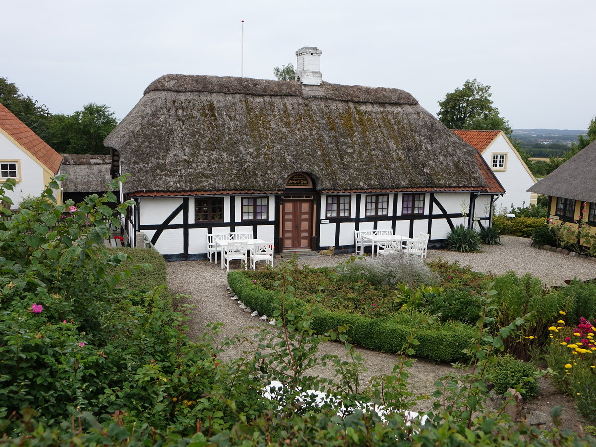 Bregninge, Fachwerkgebude im Taasinge Museum (22.07.2019)