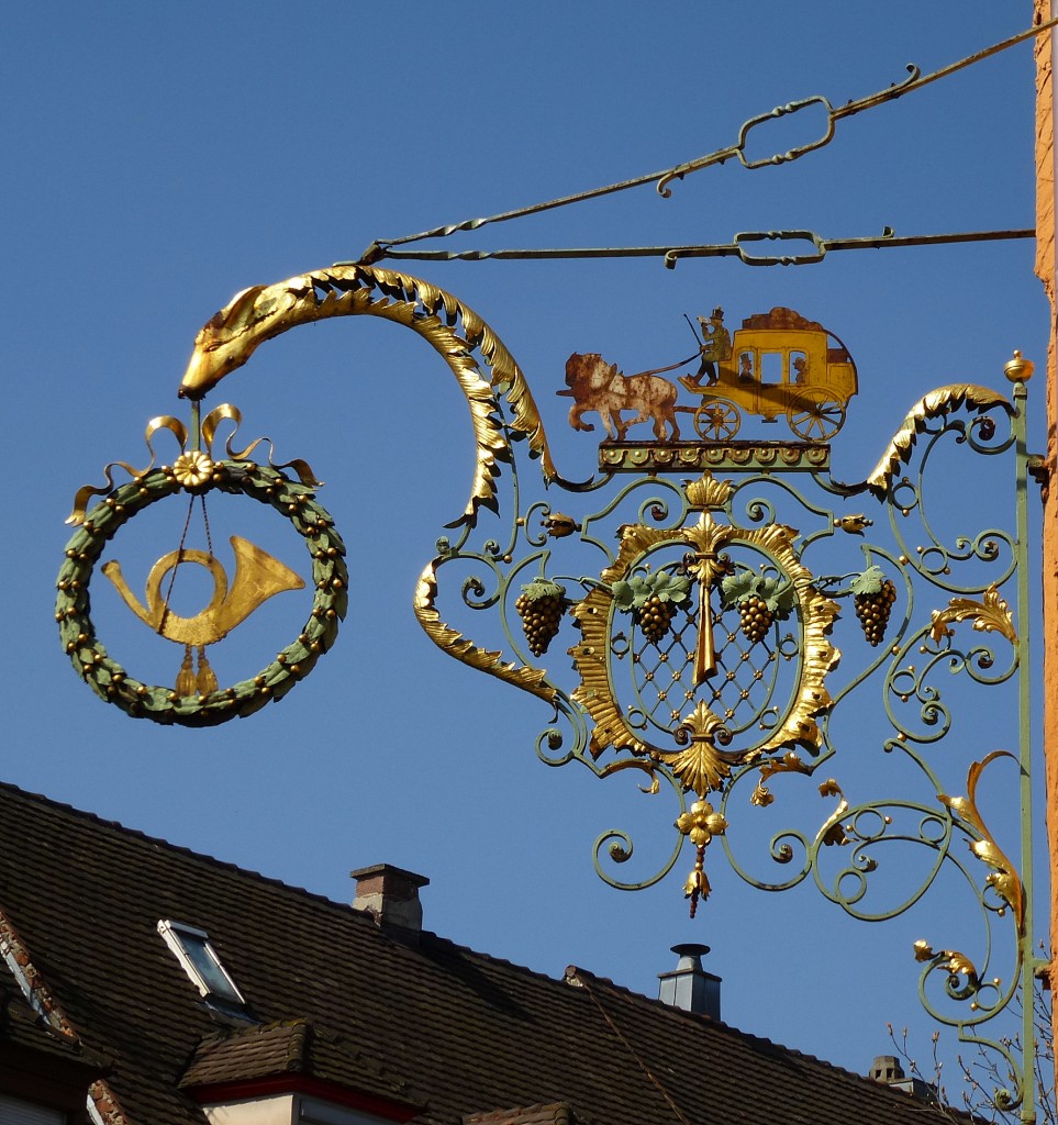 Breisach, Hotel-Restaurant und Weinstube  Kaisersthler Hof , Mrz 2014