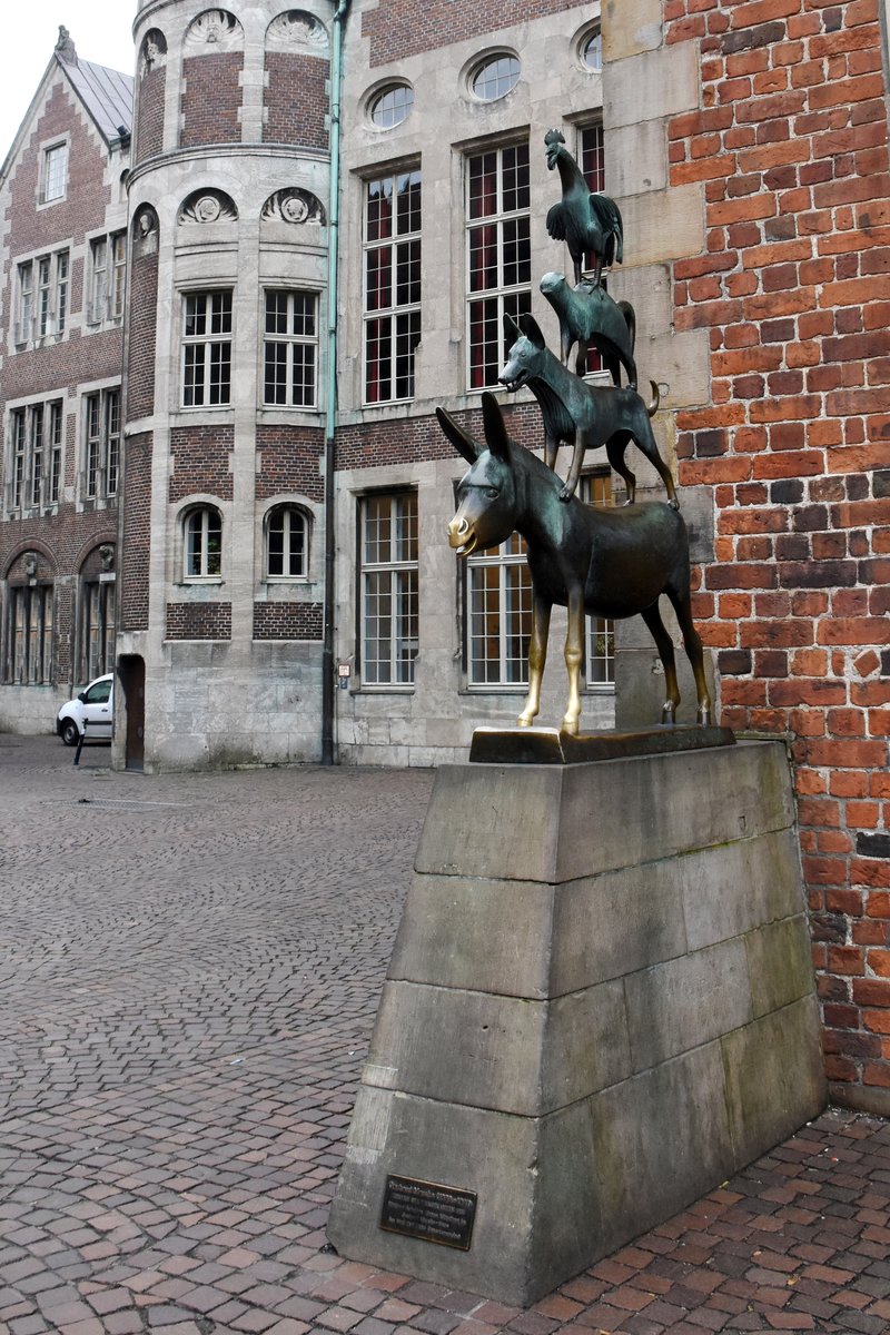 BREMEN, 12.03.2018, Standbild der vier bekanntesten Bremer