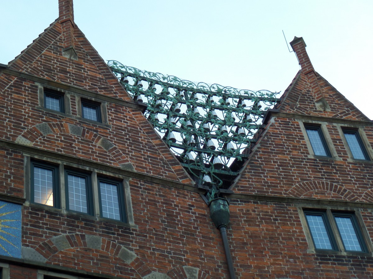 Bremen am 3.12.2015, Glockenspiel in der Bttcherstrae /