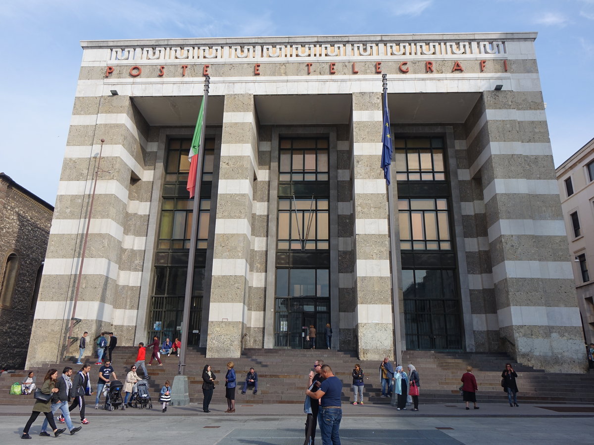 Brescia, Hauptpostamt am Piazza Vittoria (08.10.2016)