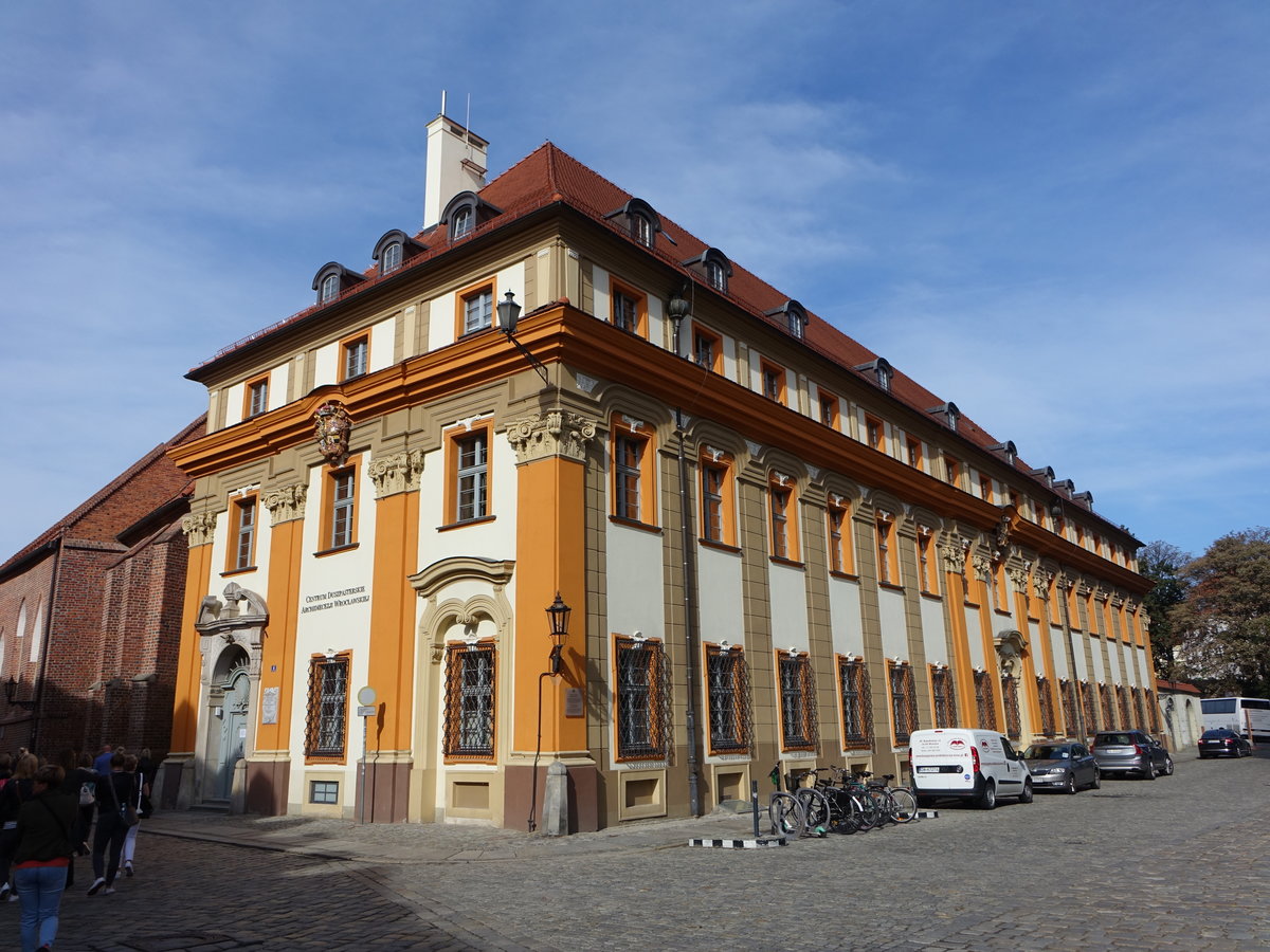 Breslau / Wroclaw, kath. Waisenhaus Orphanotropheum, erbaut von 1702 bis 1715 durch J. B. Peintner (03.10.2020)