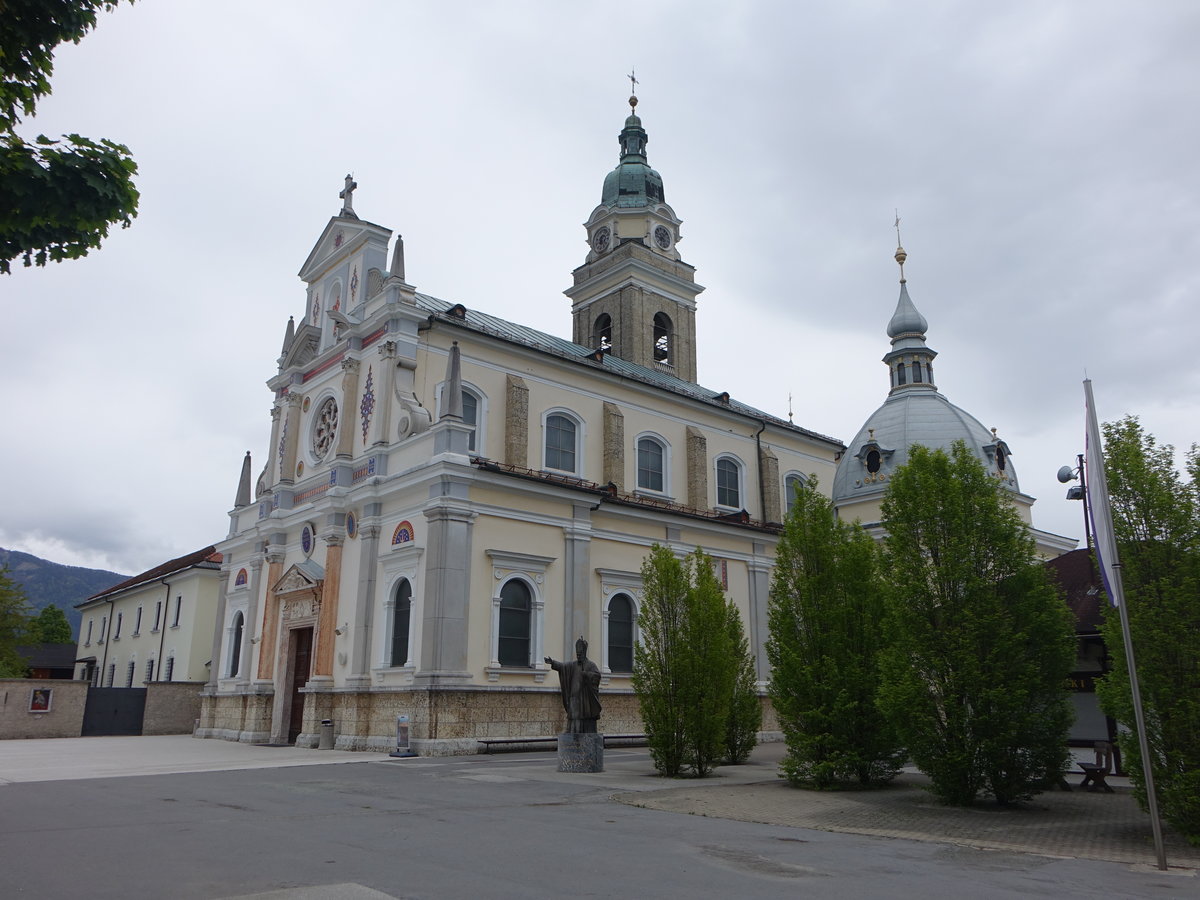 Brezje, Wallfahrtskirche St. Veit, erbaut bis 1900 durch Robert Mikovitz (05.05.2017)