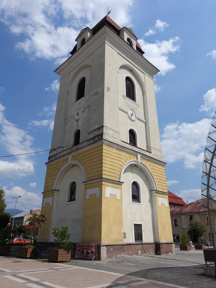 Brezno / Bries, Stadtturm am Stefanikovo Namesti (07.08.2020)