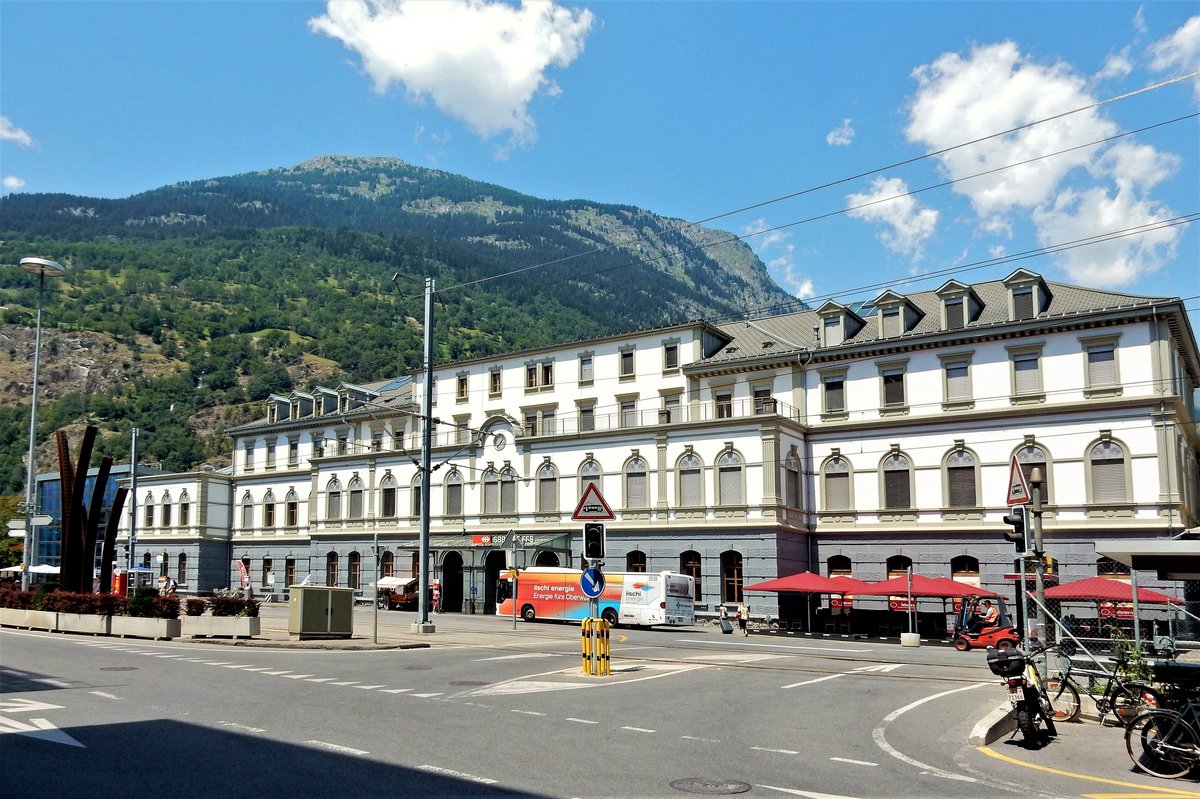 Brig, Bahnhof. (Umbau und Erweiterung 2007-2009) - 02.07.2015