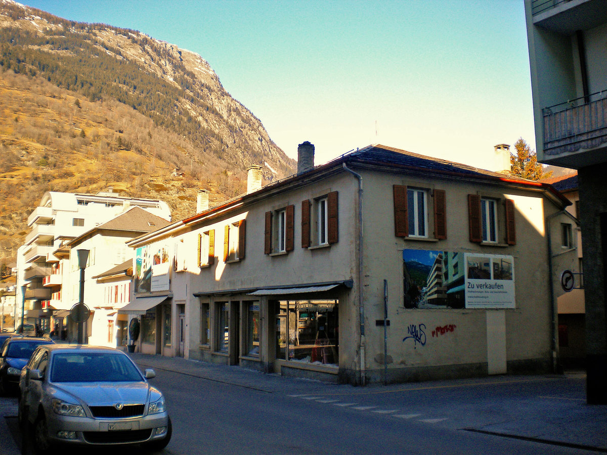 Brig, Furkastrasse 20. Im Jahr 2012 abgerissen und durch Neubau ersetzt - 07.02.2011