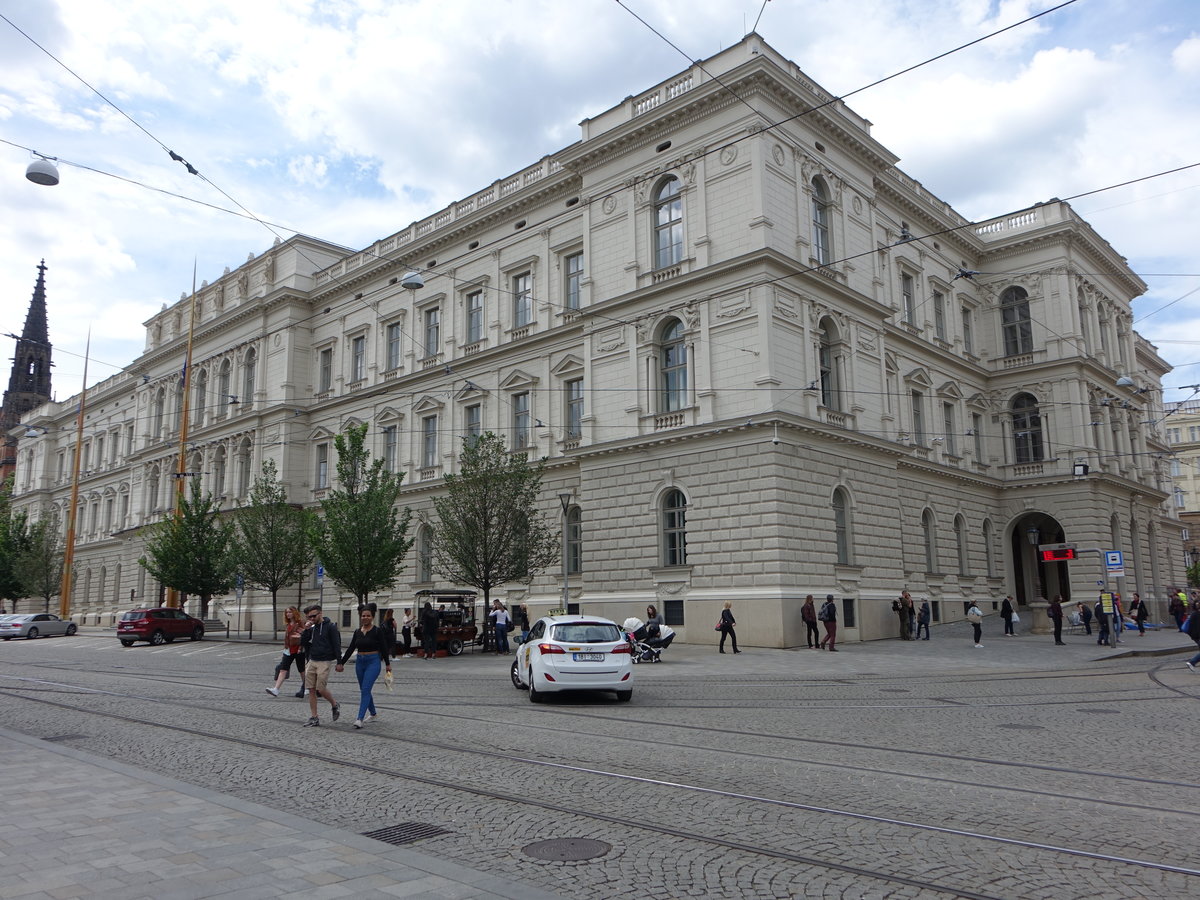 Brno/ Brnn, Rektoratsgebude der Universtitt am Komenskeho Namesti (30.05.2019)