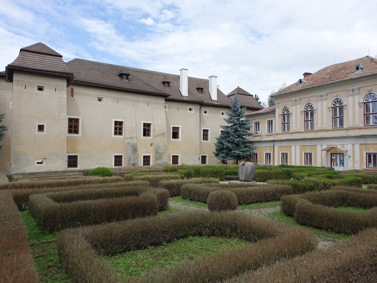 Brodzany, Schloss, erbaut bis 1669, heute Museum (05.08.2020)