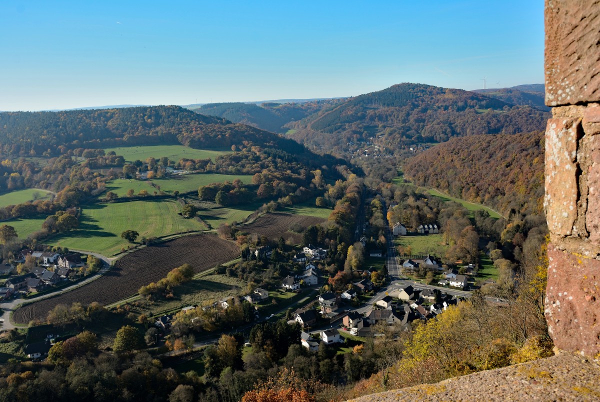 Brck, unterhalb der Burg Nideggen - 01.11.2015