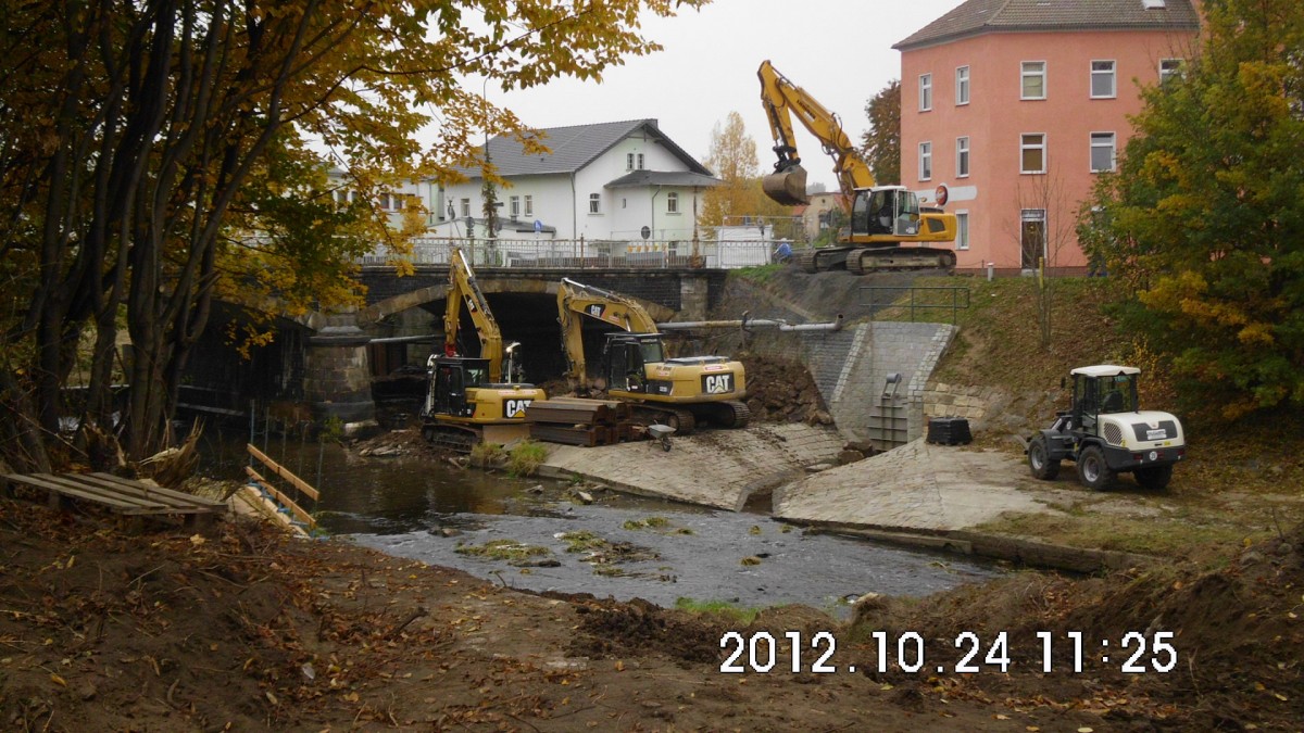 Brckensarnierung in Zittau am 24.10.2012