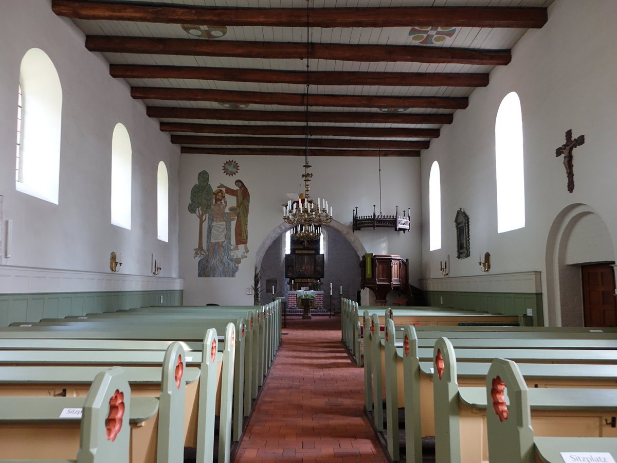 Brgge, Innenraum der evangelischen St. Johannis Kirche (25.09.2020)
