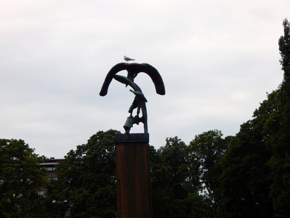 Brunnen im Sibeliuspark in Kotka (August 2015)