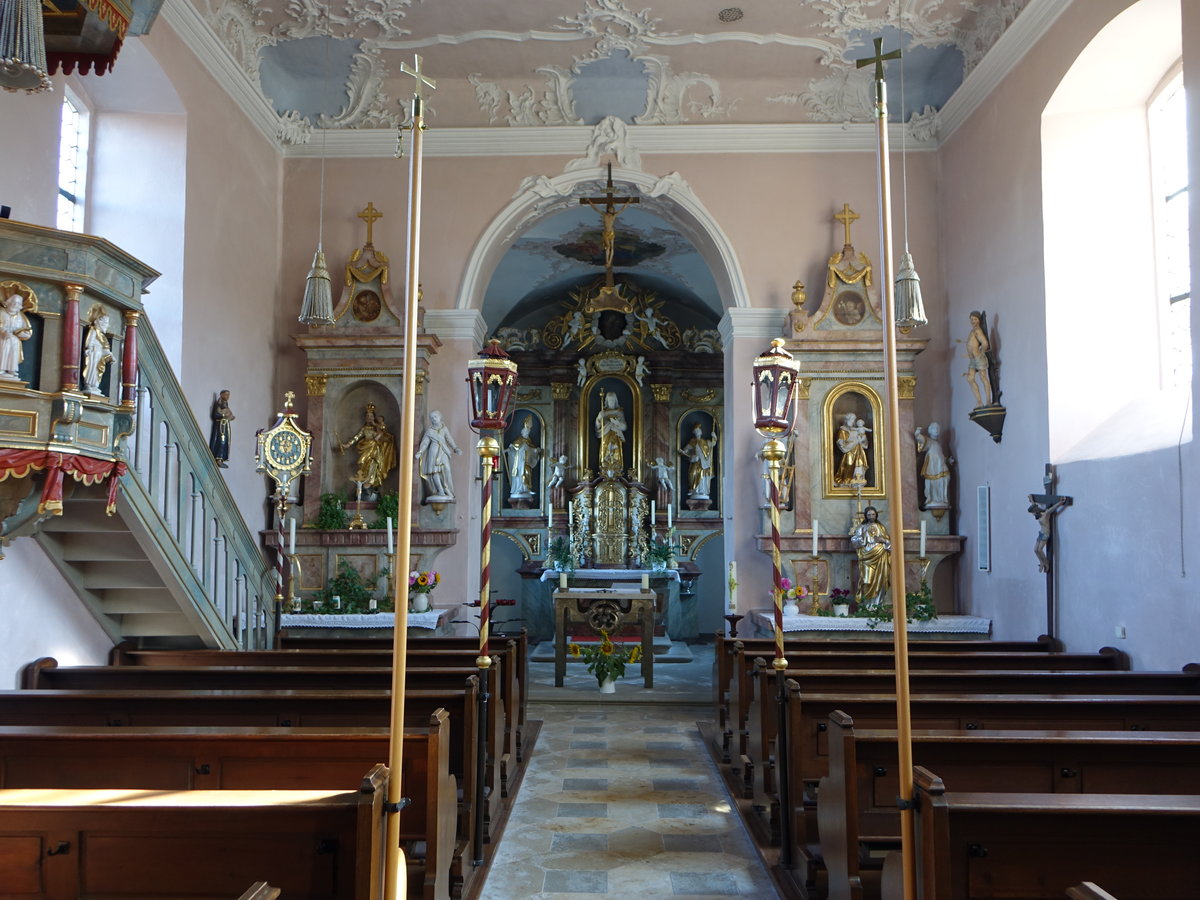 Buch, Altre und Kanzel in der kath. Pfarrkirche St. Jakobus (15.10.2018)