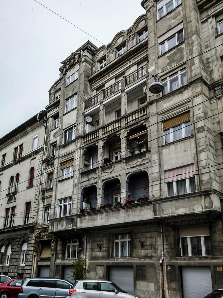 Budapest, Bethlen Gbor utca, schnes Wohnhaus. Aufnahmedatum: 21.09.2017.