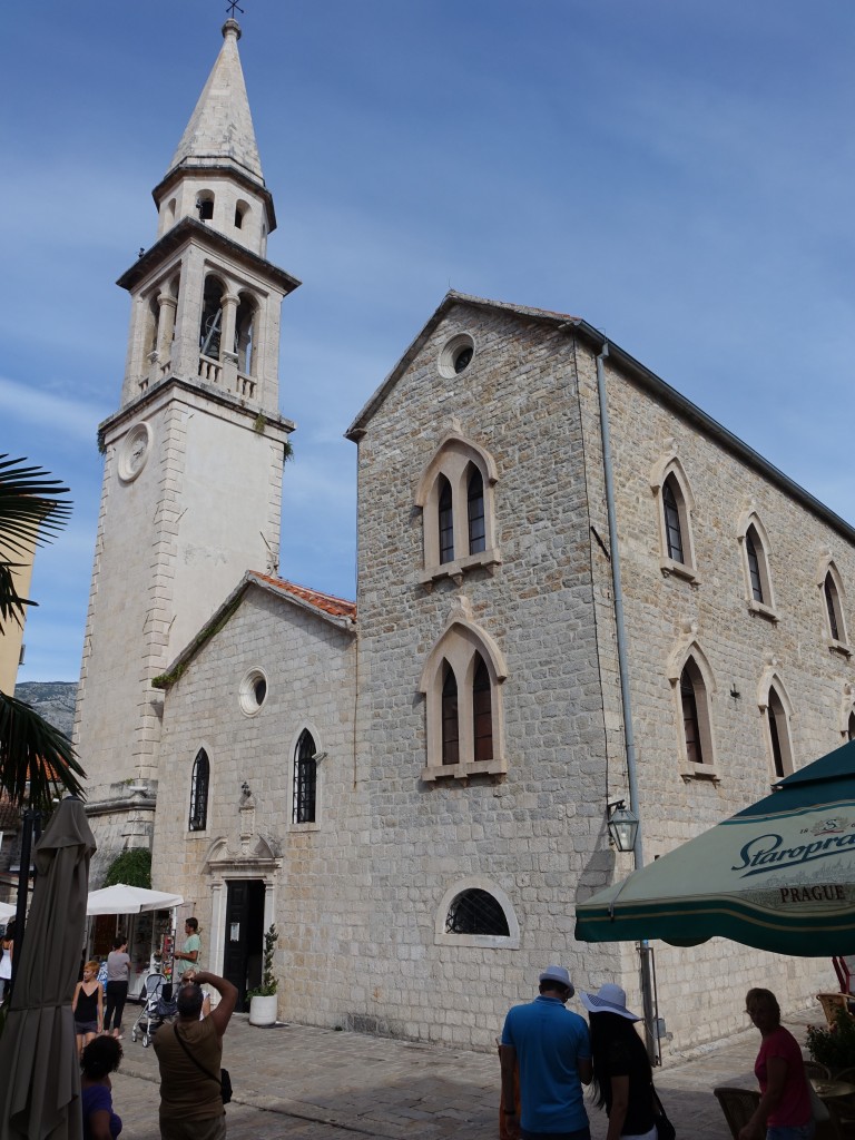 Budva, Kirche Hl. Johannes der Tufer, erbaut ab dem 9. Jahrhundert (20.09.2015)