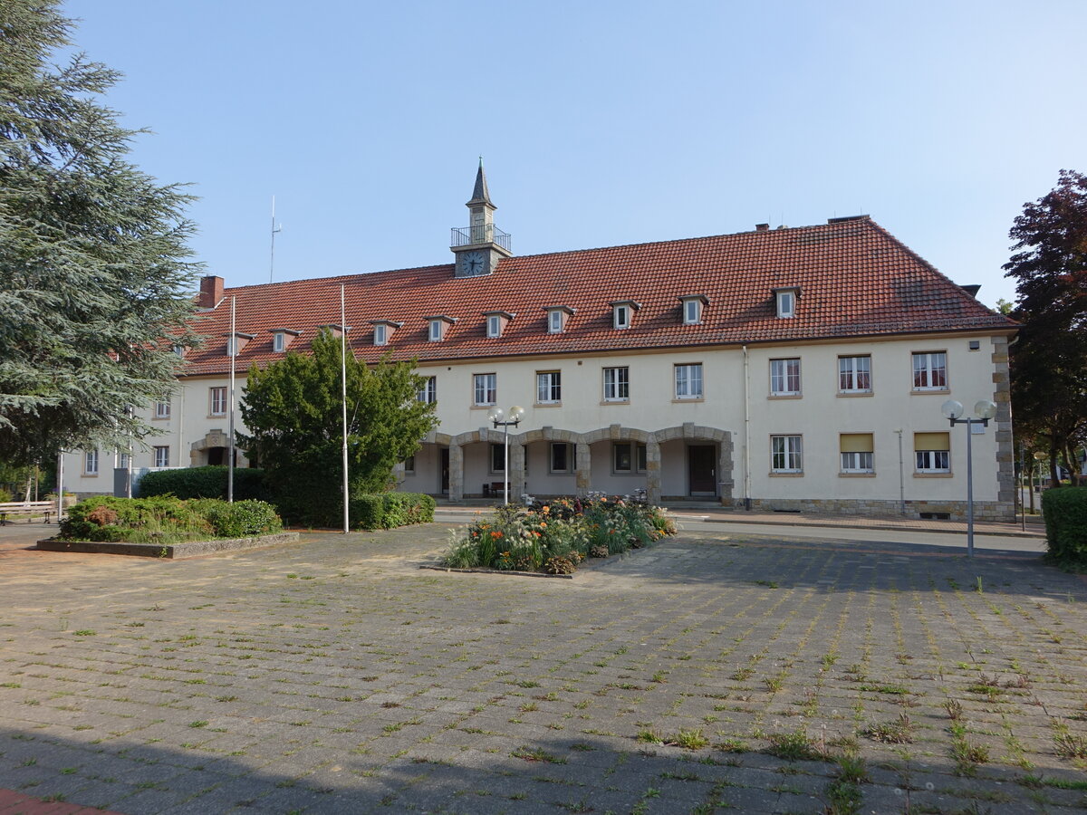 Bddenstedt, Rathaus am Rathausplatz (09.08.2025)