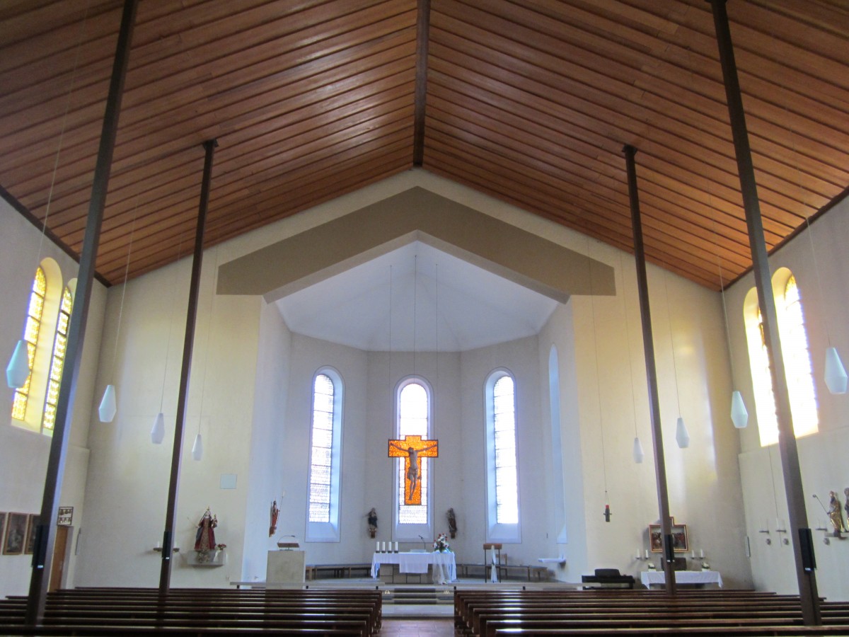 Bhlertann, moderne Sakralkunst in der St. Georg Kirche (16.03.2013)